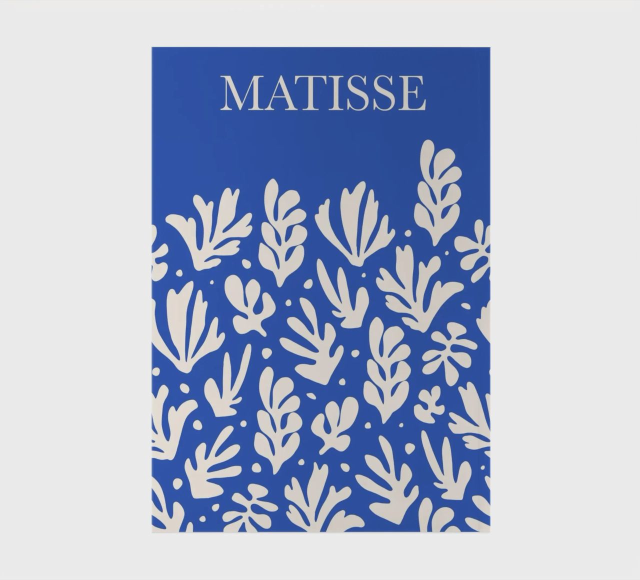 seamless pattern blue background henri matisse notebook by condoriano store