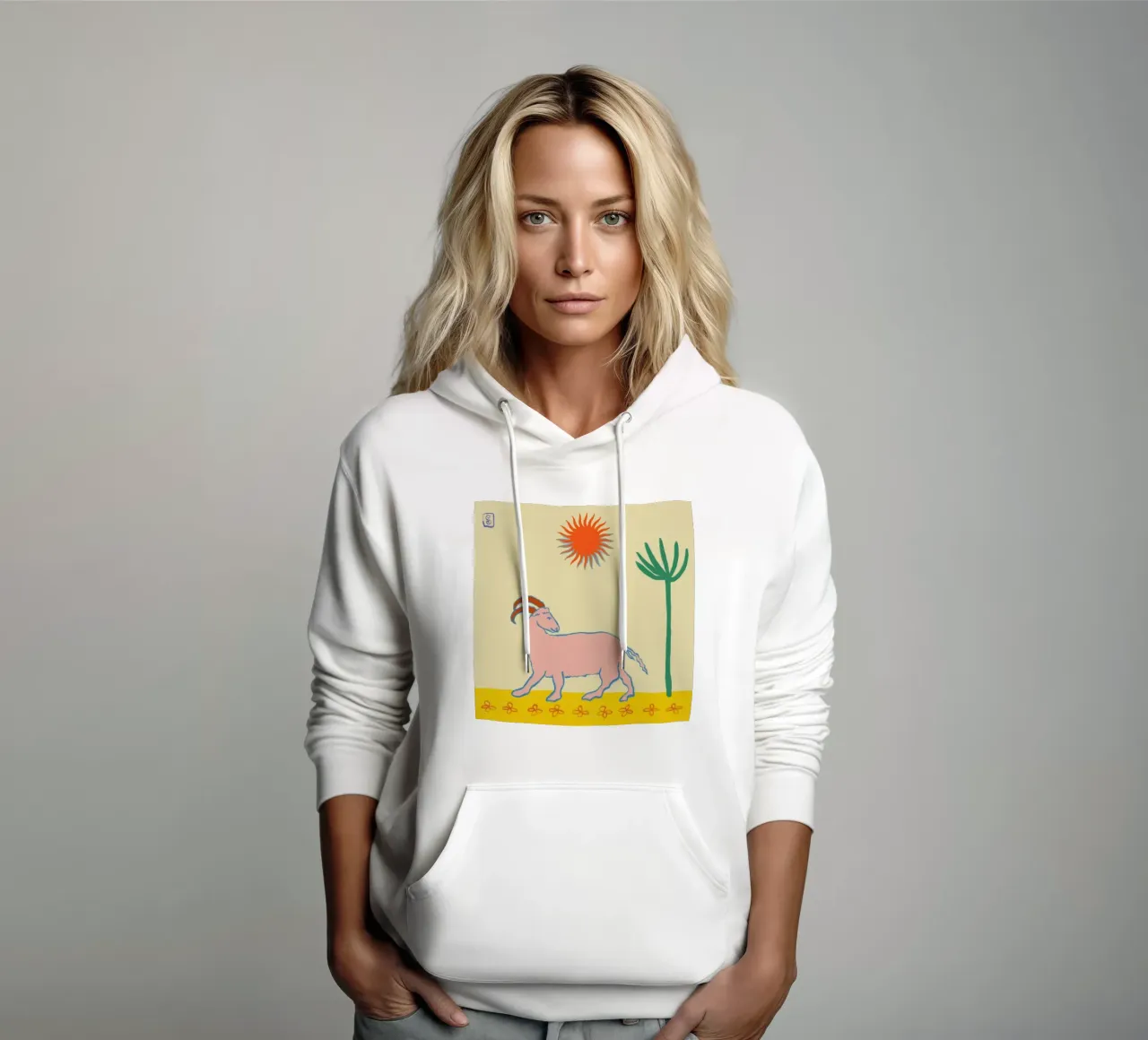 Aries felpa con cappuccio da Sandra Poliakov
