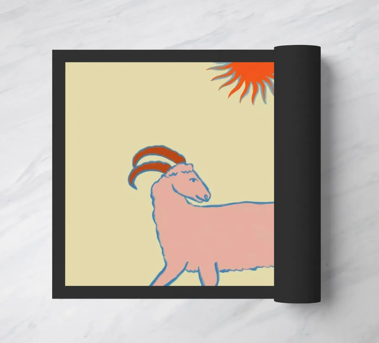 Aries doormat by Sandra Poliakov