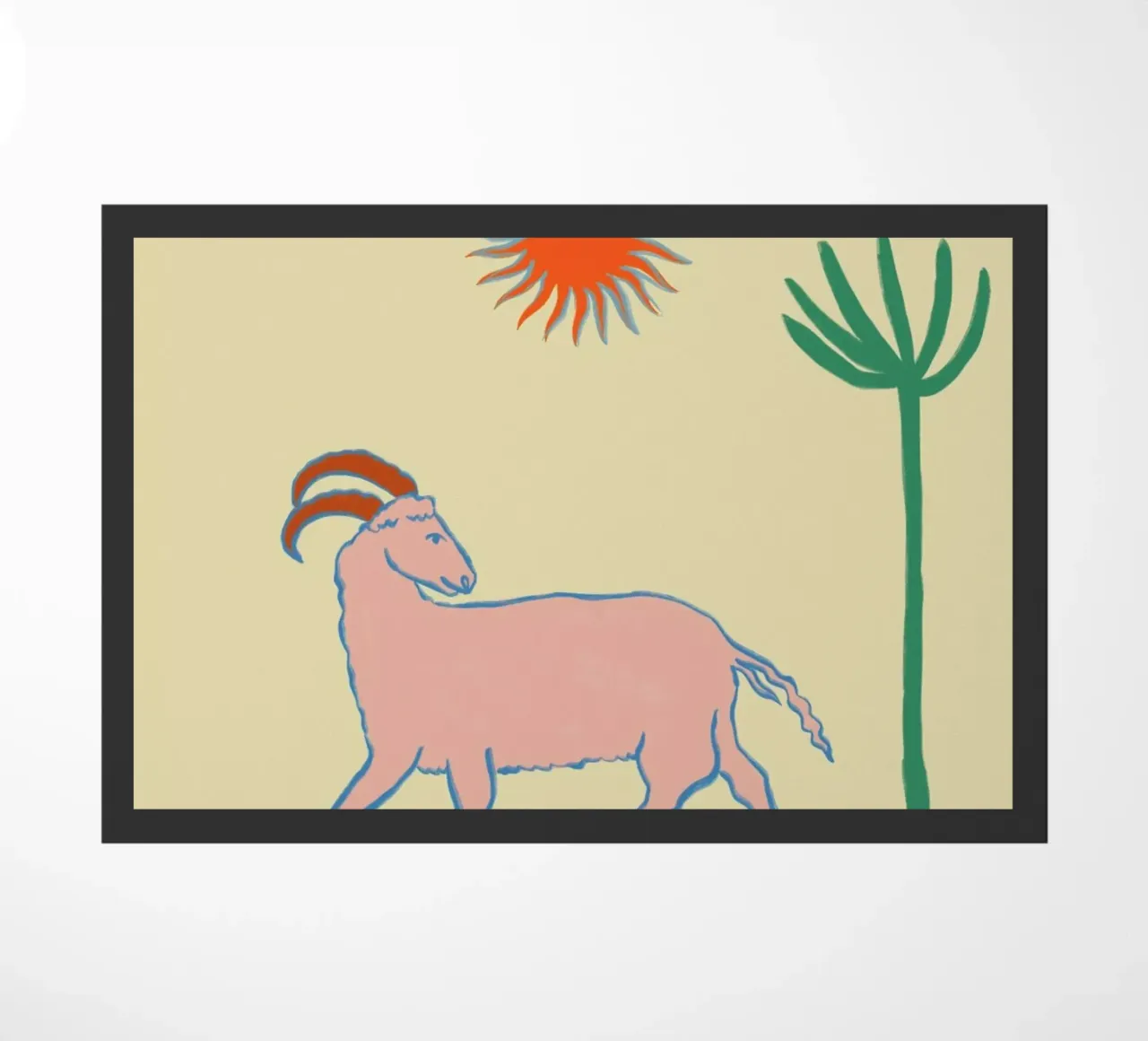 Aries doormat by Sandra Poliakov