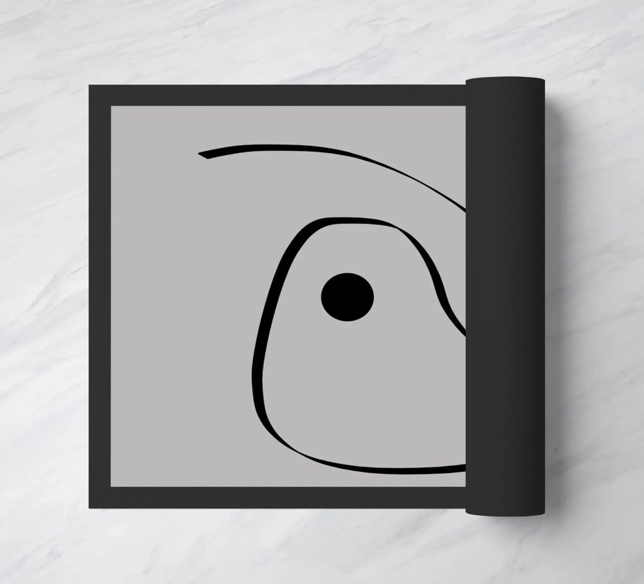 Figure with lines in taupe I zerbino da Imaginative