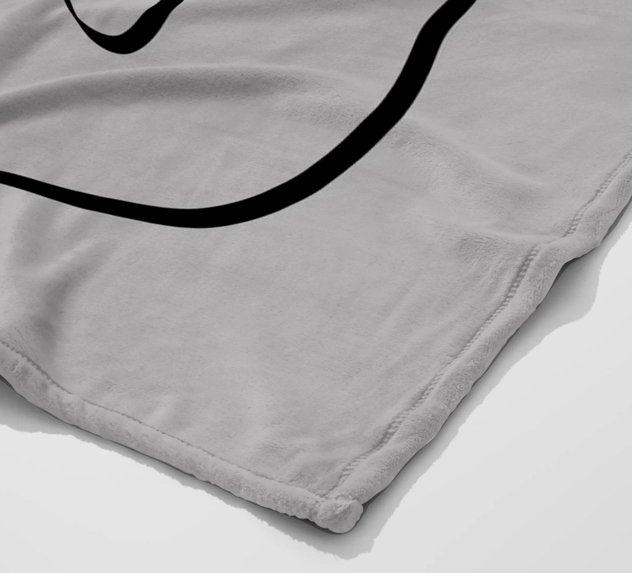 Figure with lines in taupe I coperta in pile da Imaginative