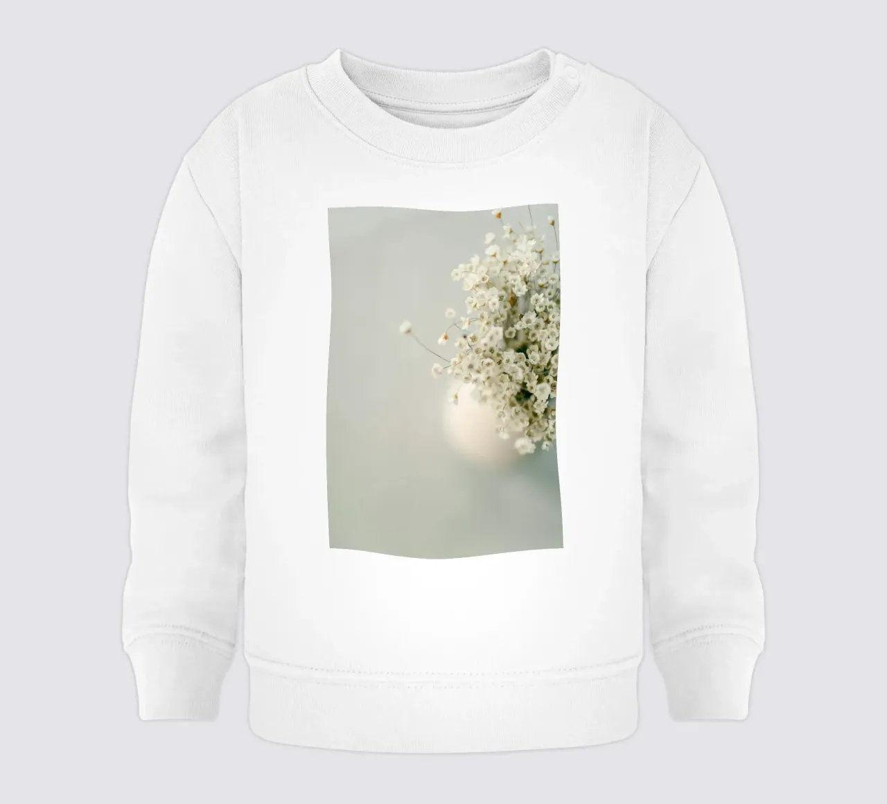 Un vaso di fiori secchi felpa neonato da Peace