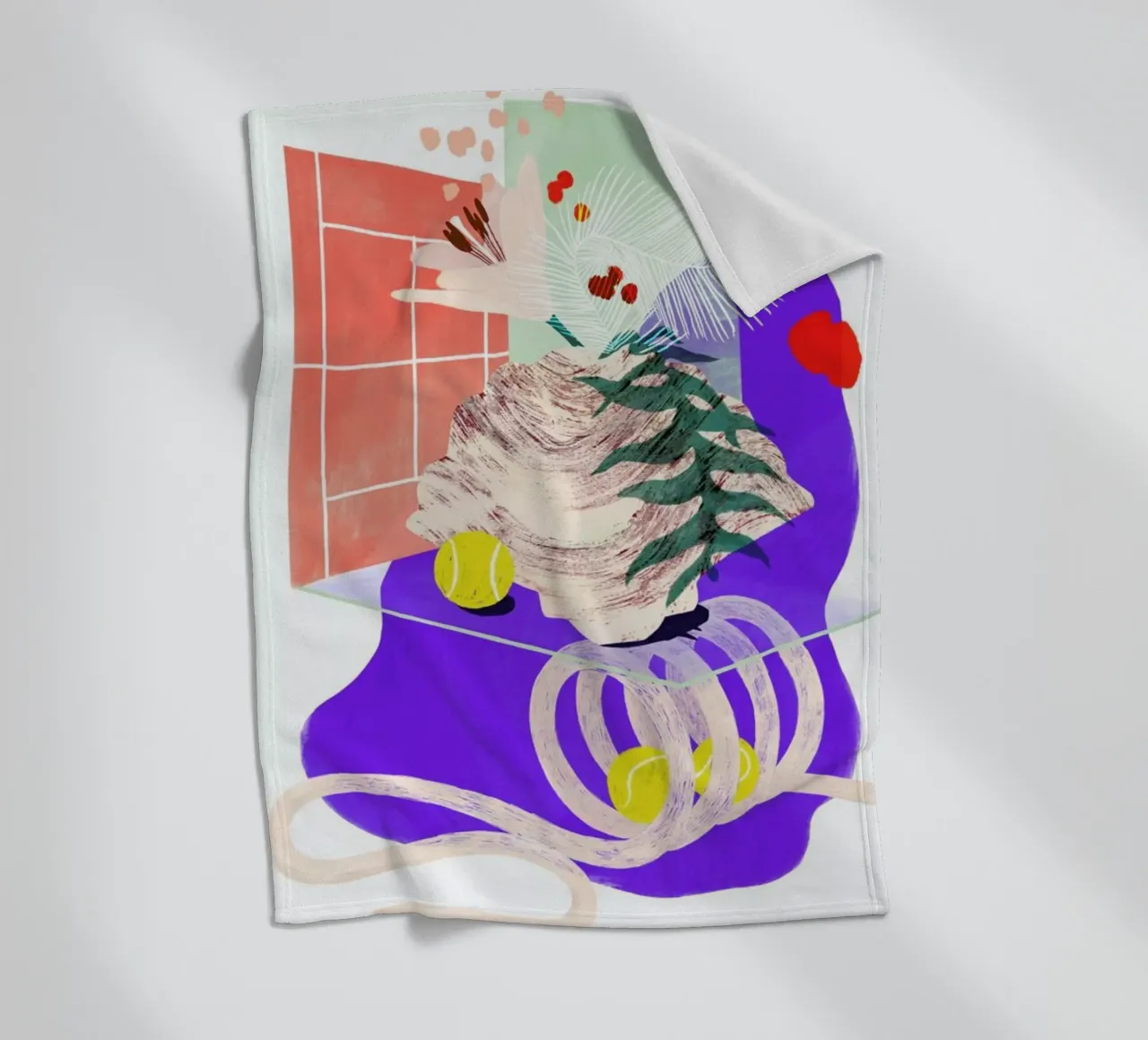 Ssl 3 fleece blanket by Frauke Schyroki