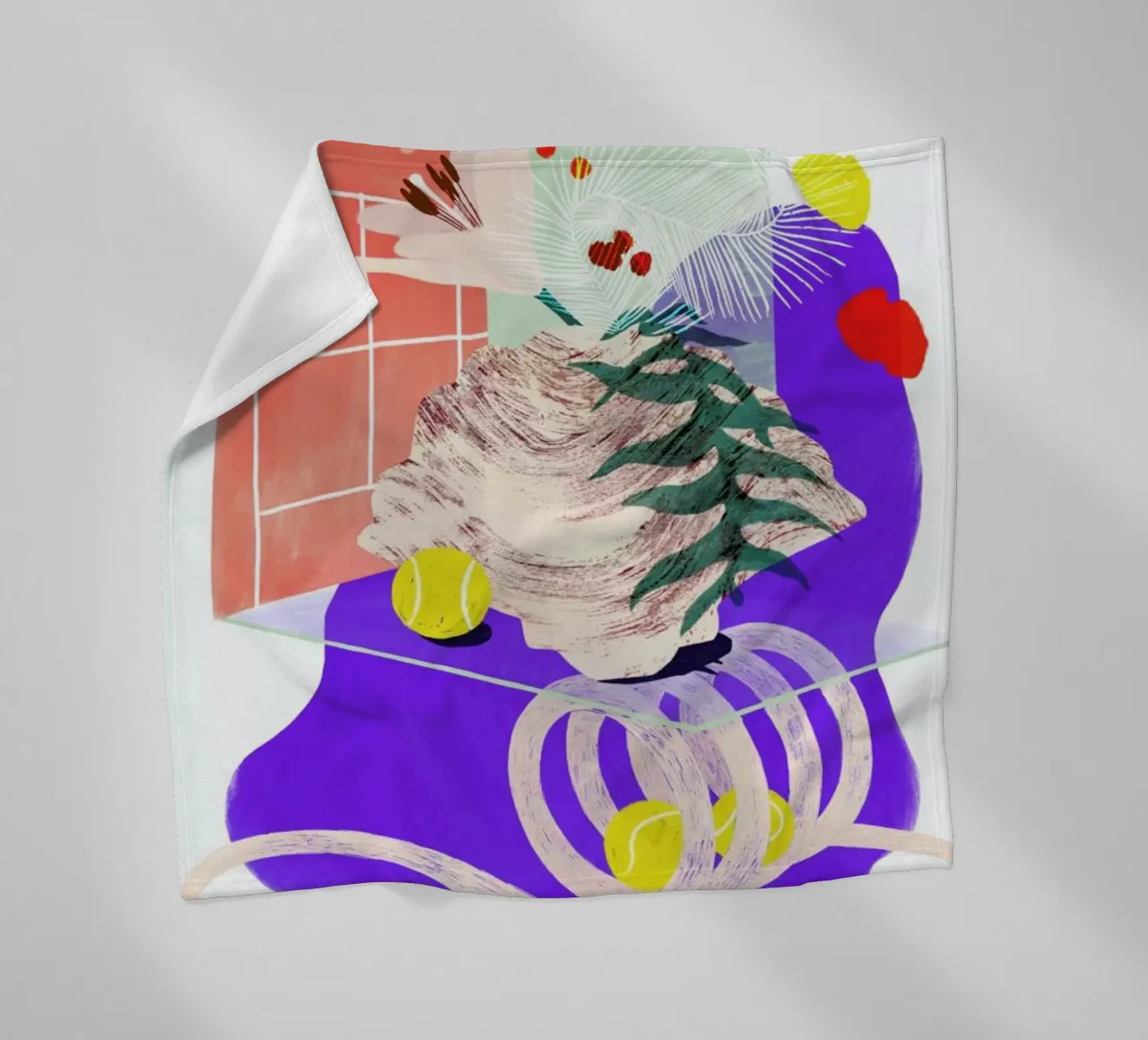 Ssl 3 fleece blanket by Frauke Schyroki