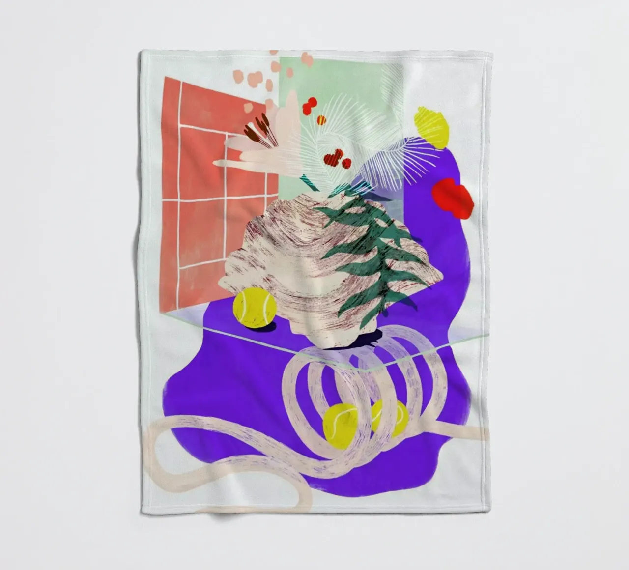 Ssl 3 fleece blanket by Frauke Schyroki