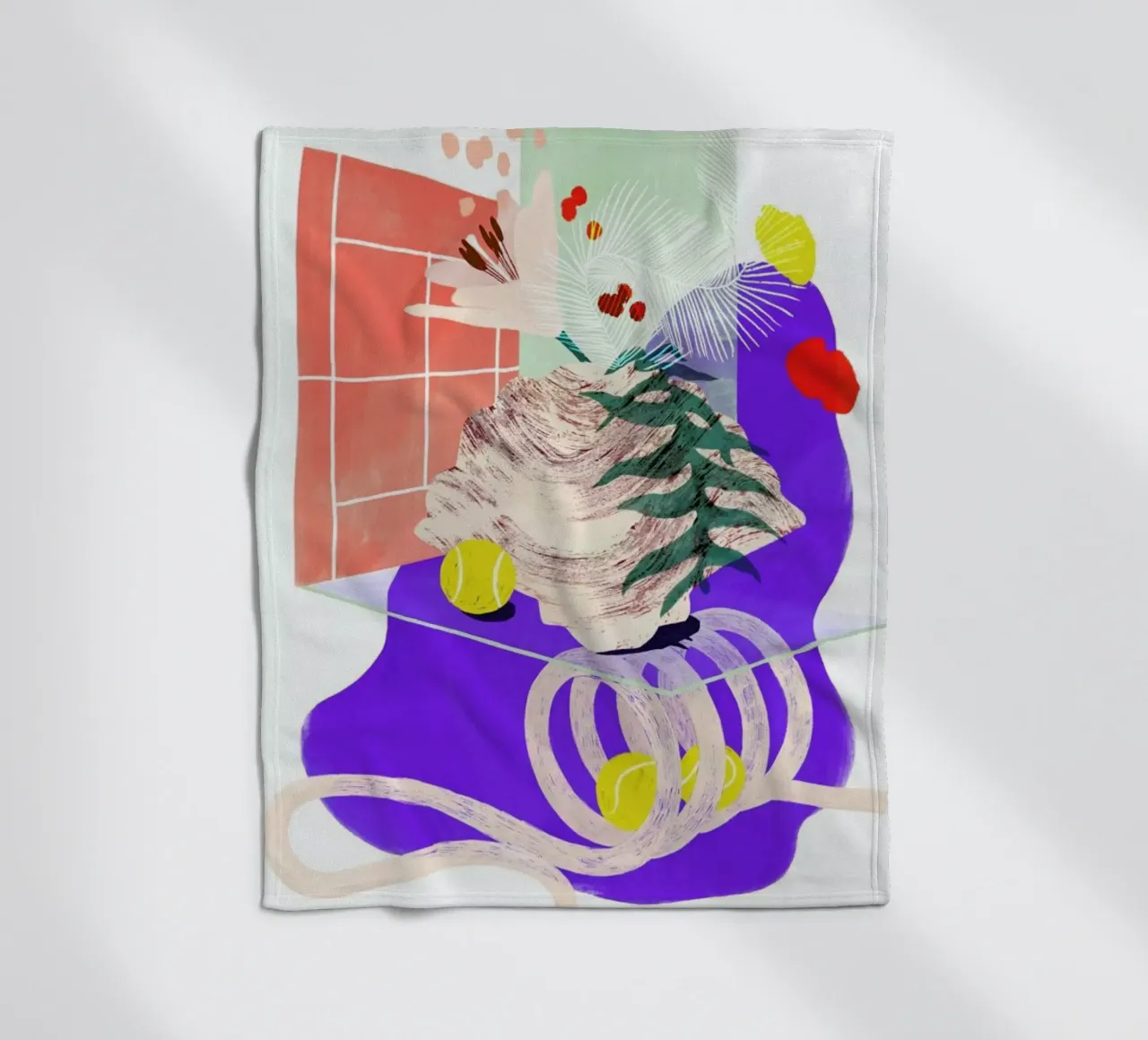 Ssl 3 fleece blanket by Frauke Schyroki