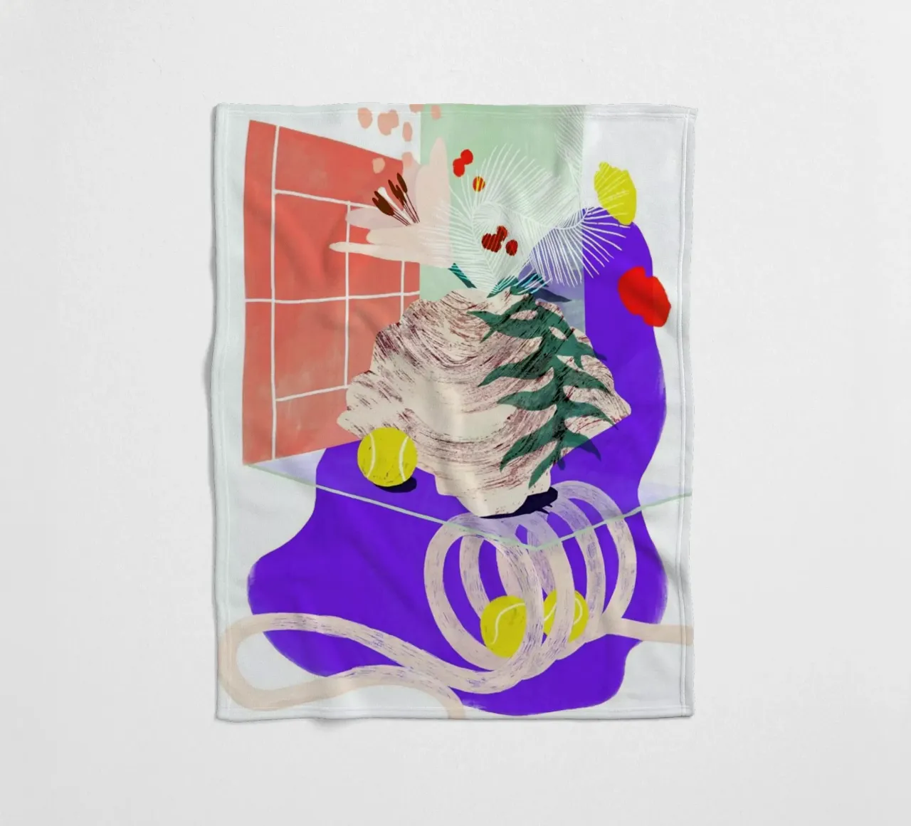 Ssl 3 fleece blanket by Frauke Schyroki