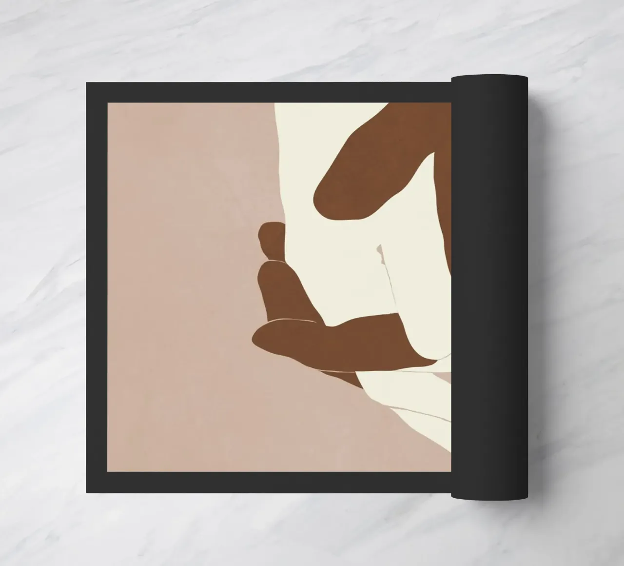 Holding Hands doormat by ThingDesign