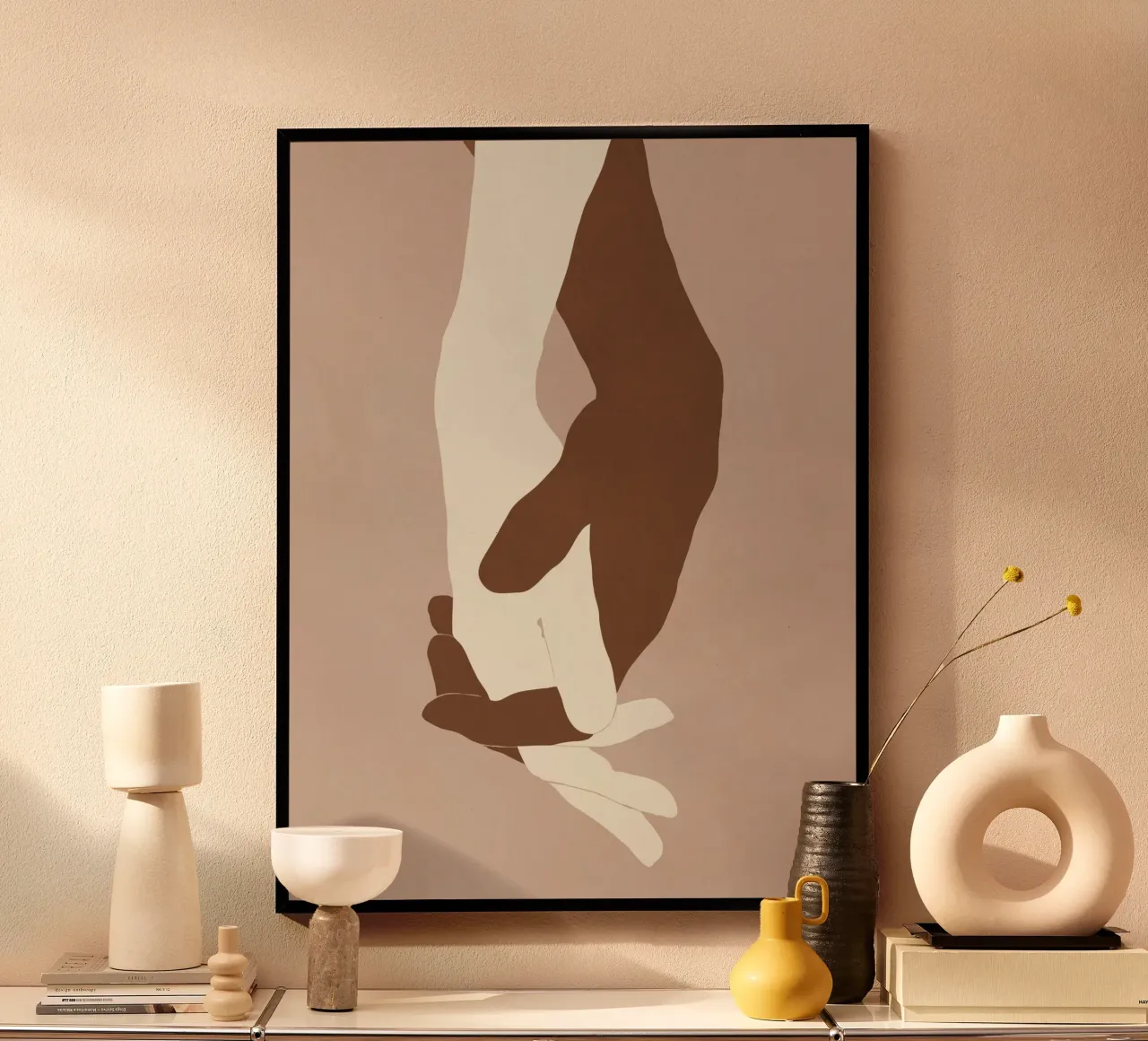 Holding Hands hahnemühle by ThingDesign