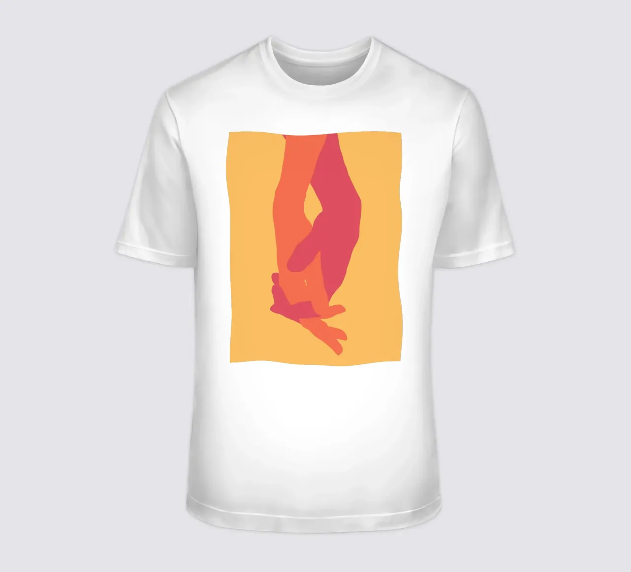 Holding Hands t-shirt by ThingDesign
