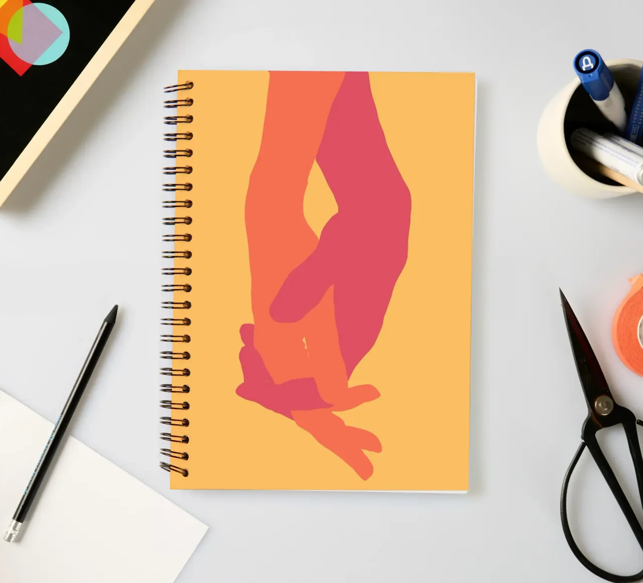 Händchenhalten Ringbuch von ThingDesign