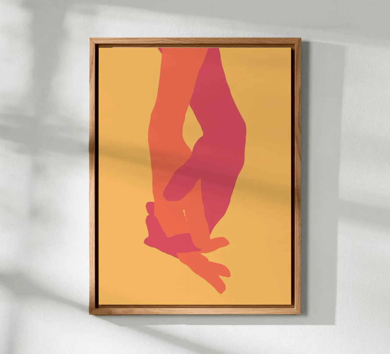 Holding Hands alu-dibond by ThingDesign