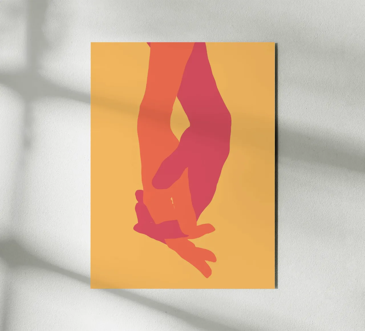 Holding Hands alu-dibond by ThingDesign