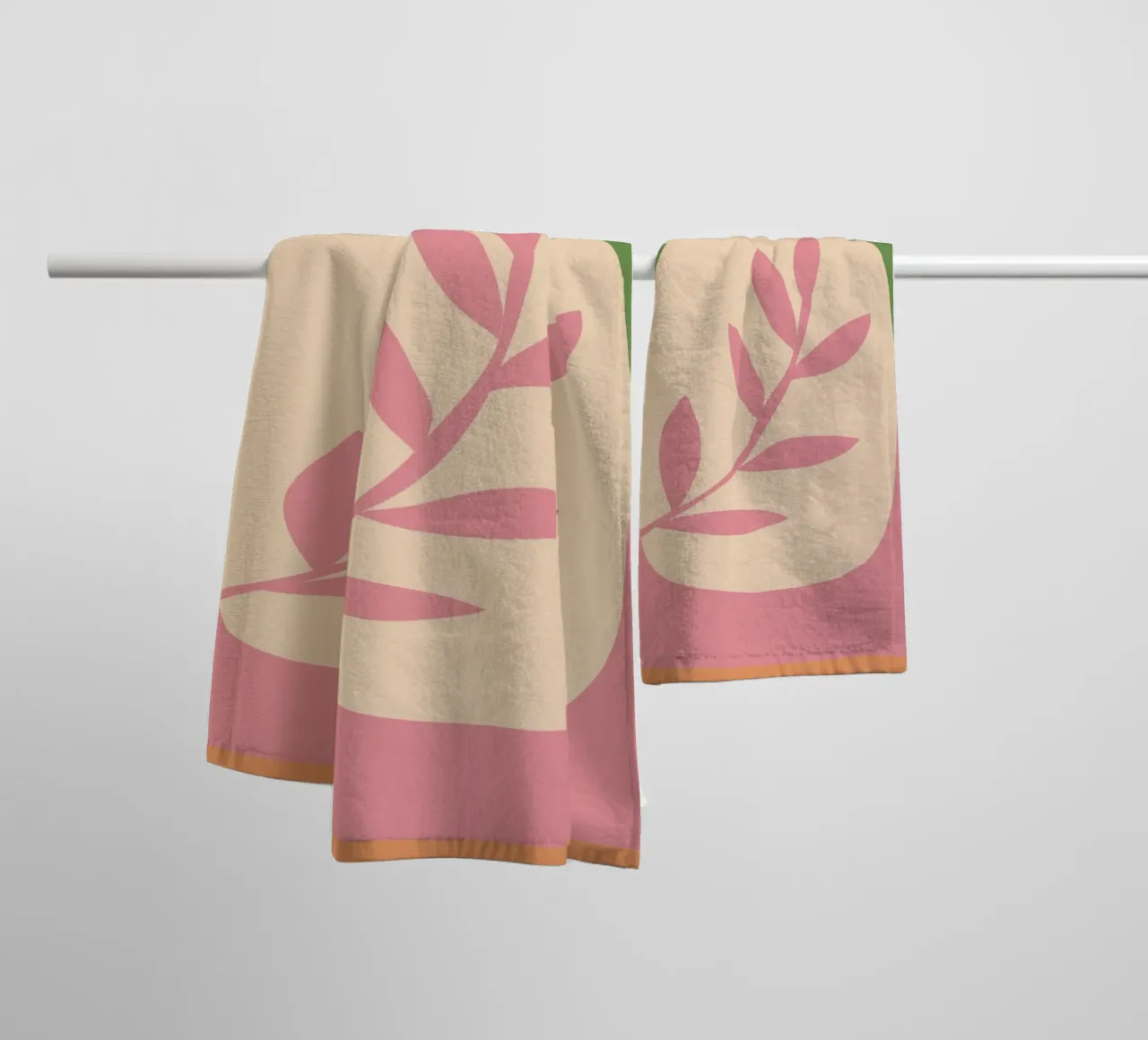 Modern Minimalist Abstract Vase towel by ThingDesign