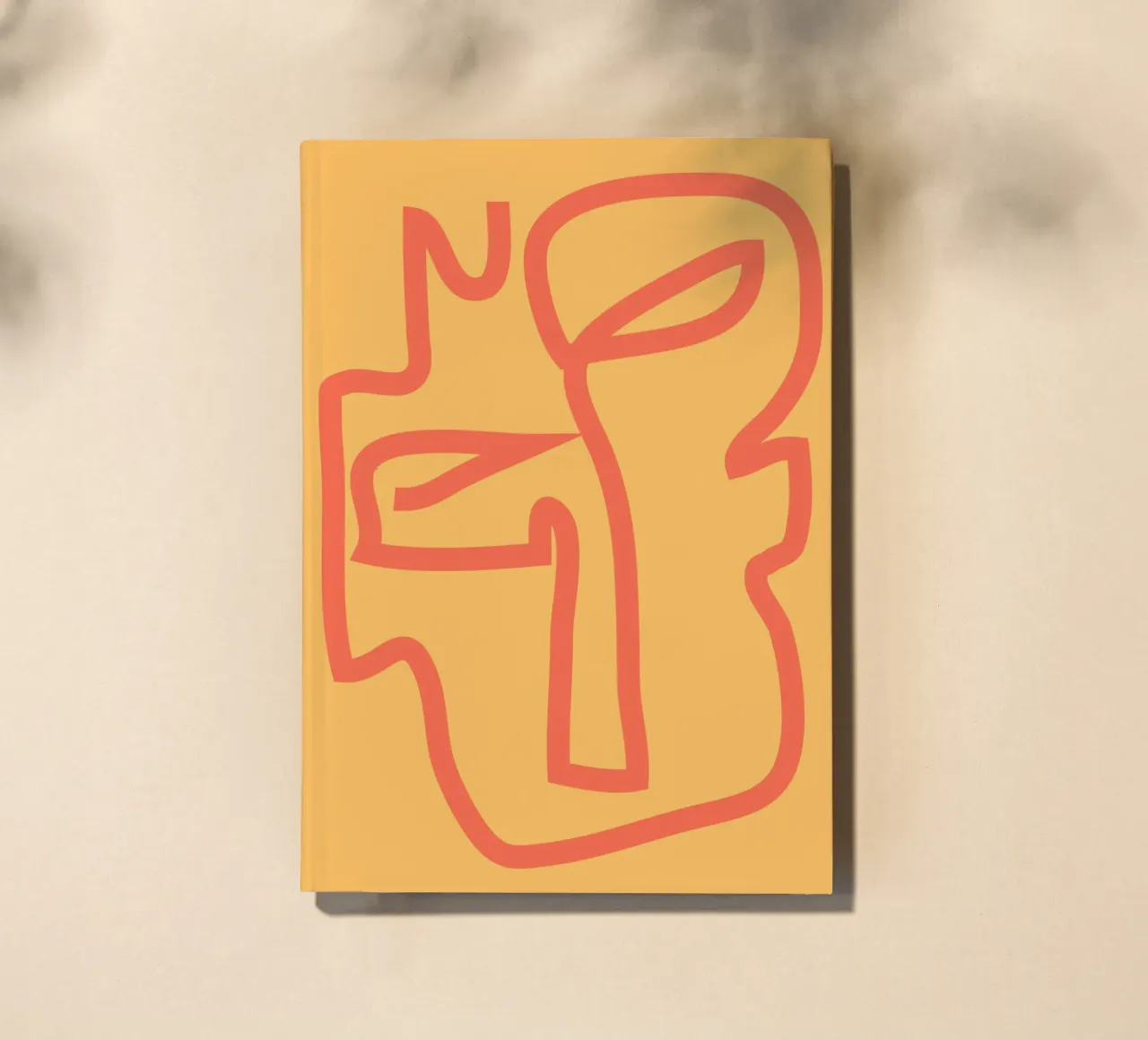 Minimal Abstract Face notebook by ThingDesign