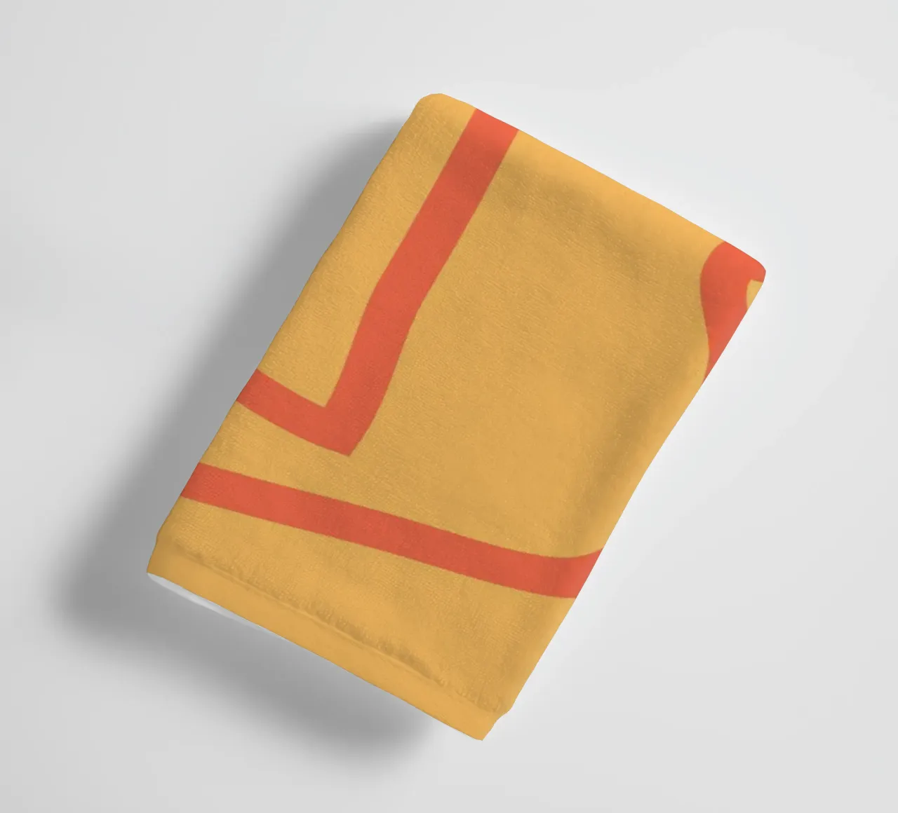 Minimal Abstract Face towel by ThingDesign