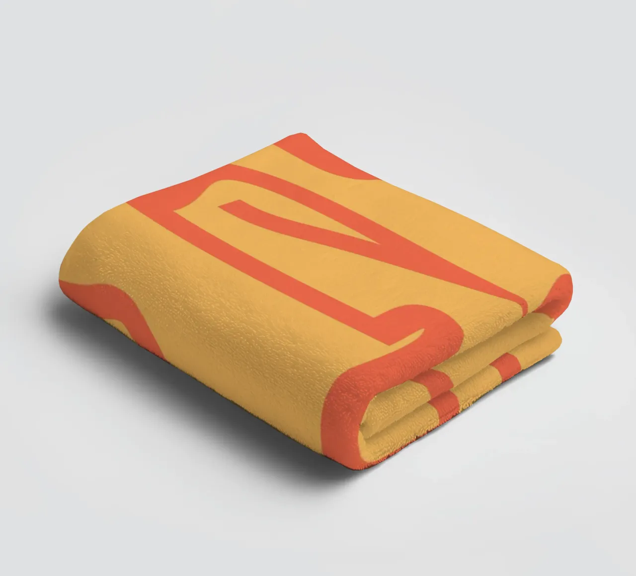 Minimal Abstract Face towel by ThingDesign