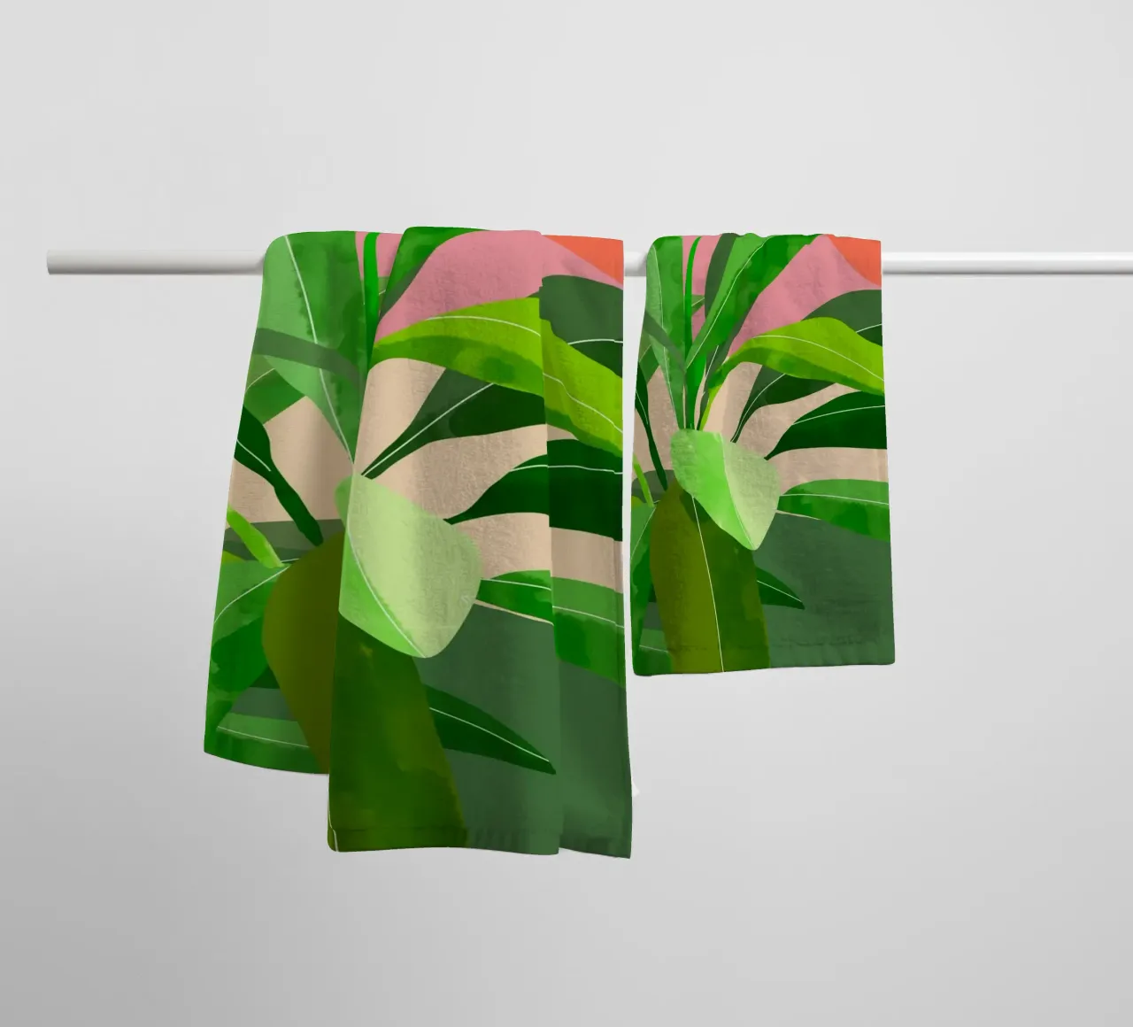 Pianta tropicale asciugamano da bagno da ThingDesign