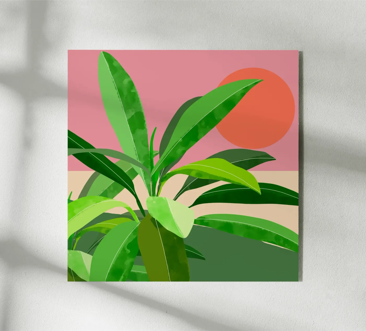Tropical Plant plexiglass da ThingDesign