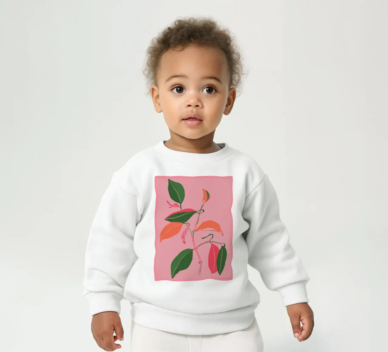 Impianto minimale colorato felpa neonato da ThingDesign