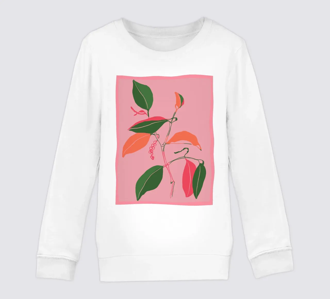 Impianto minimale colorato felpa bambino da ThingDesign
