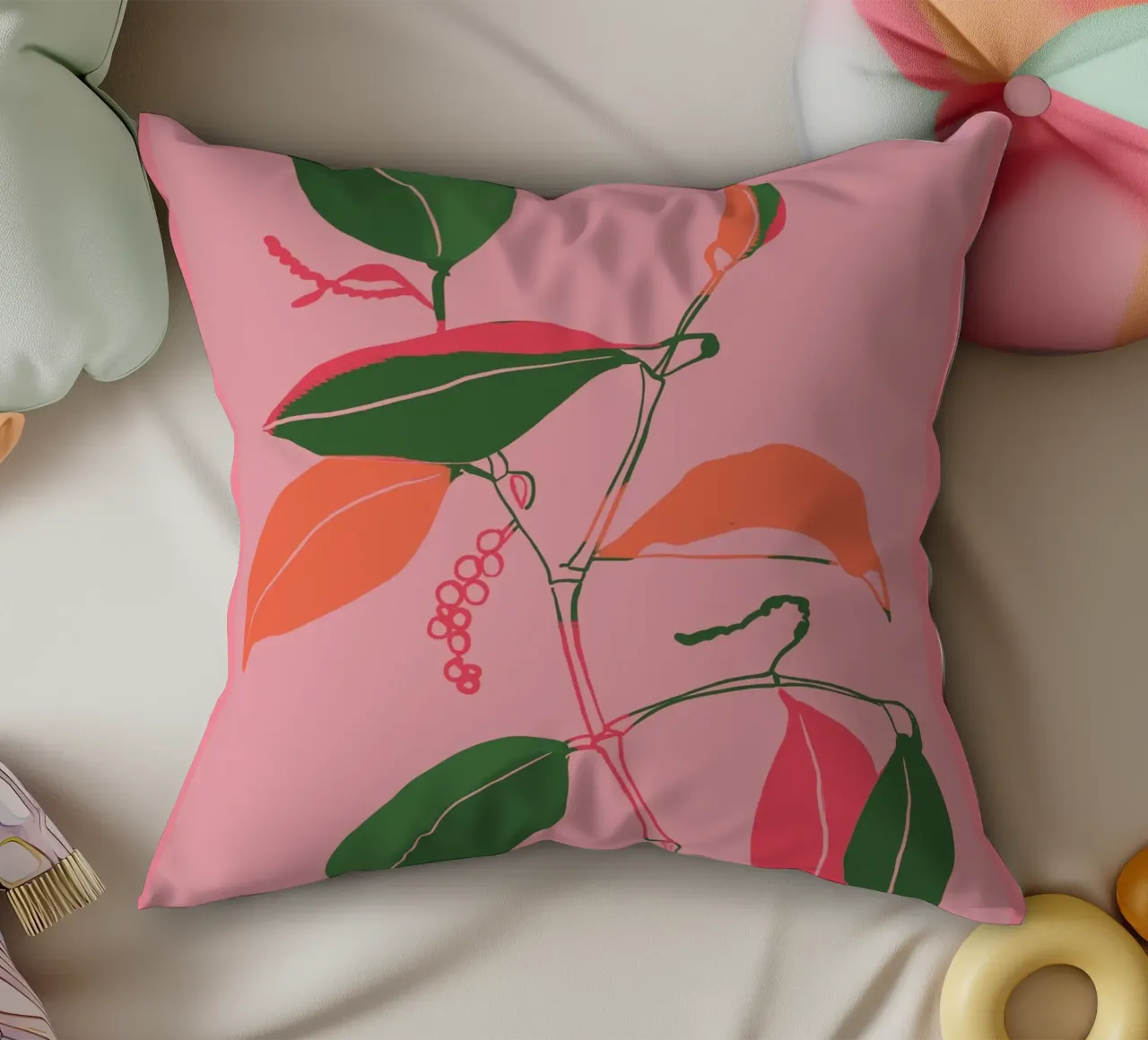 Impianto minimale colorato cuscino da ThingDesign