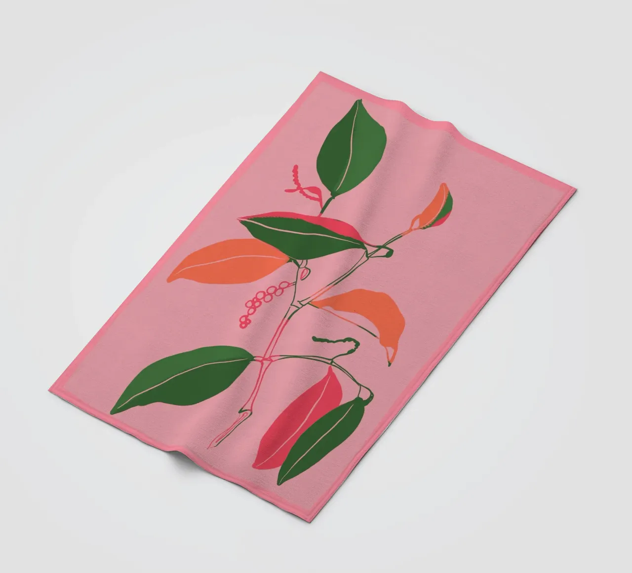 Impianto minimale colorato coperta in pile da ThingDesign