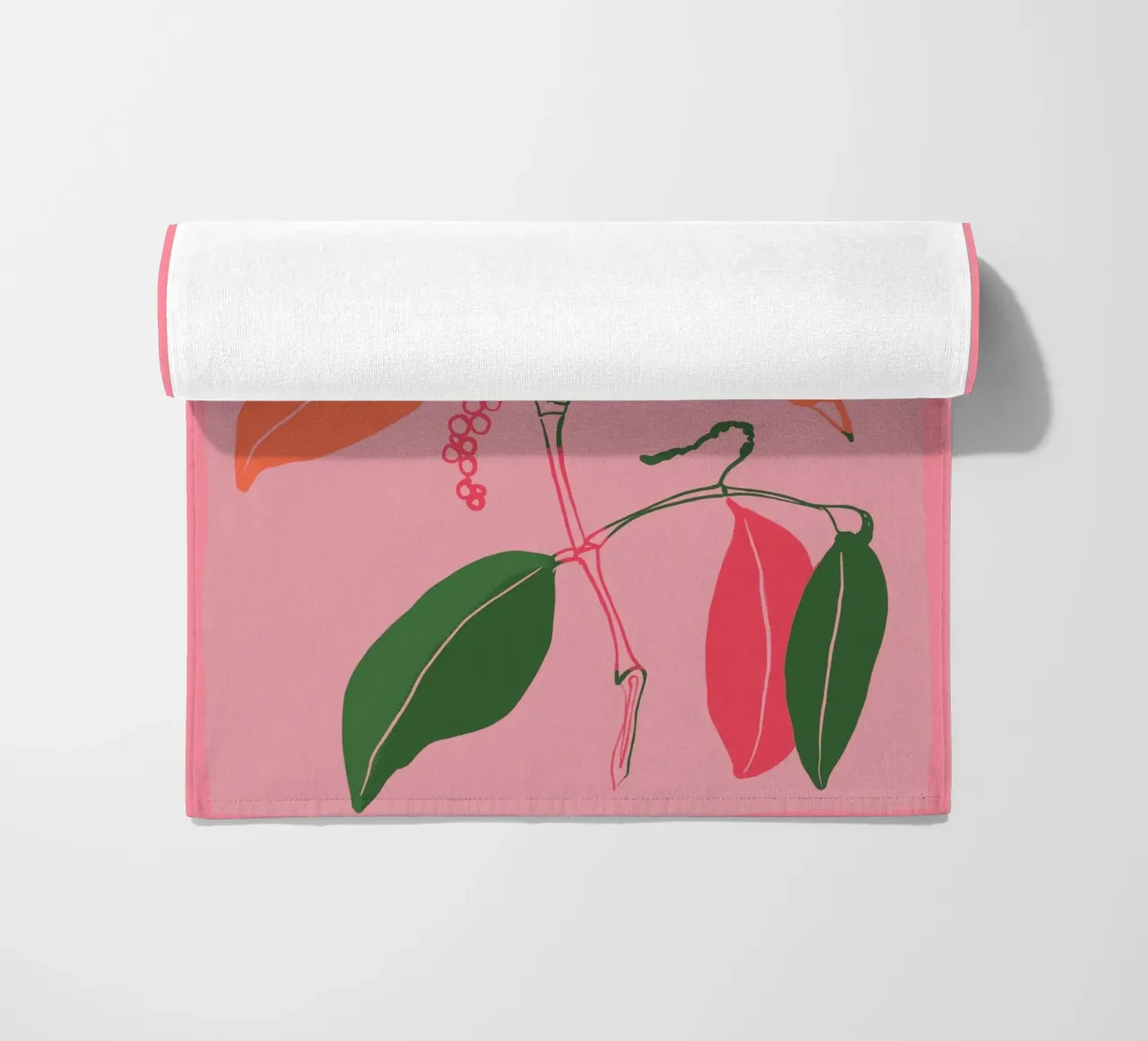 Impianto minimale colorato telo mare da ThingDesign