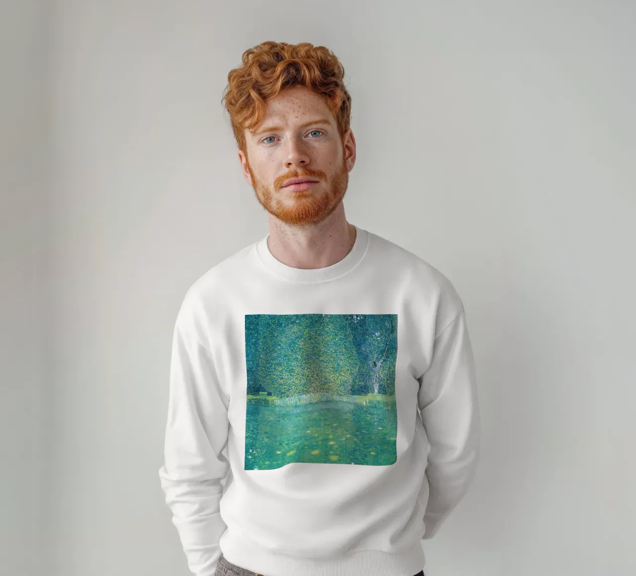 Parco del castello di Kammer di Gustav Klimt felpa da Gustav Klimt ART Prints