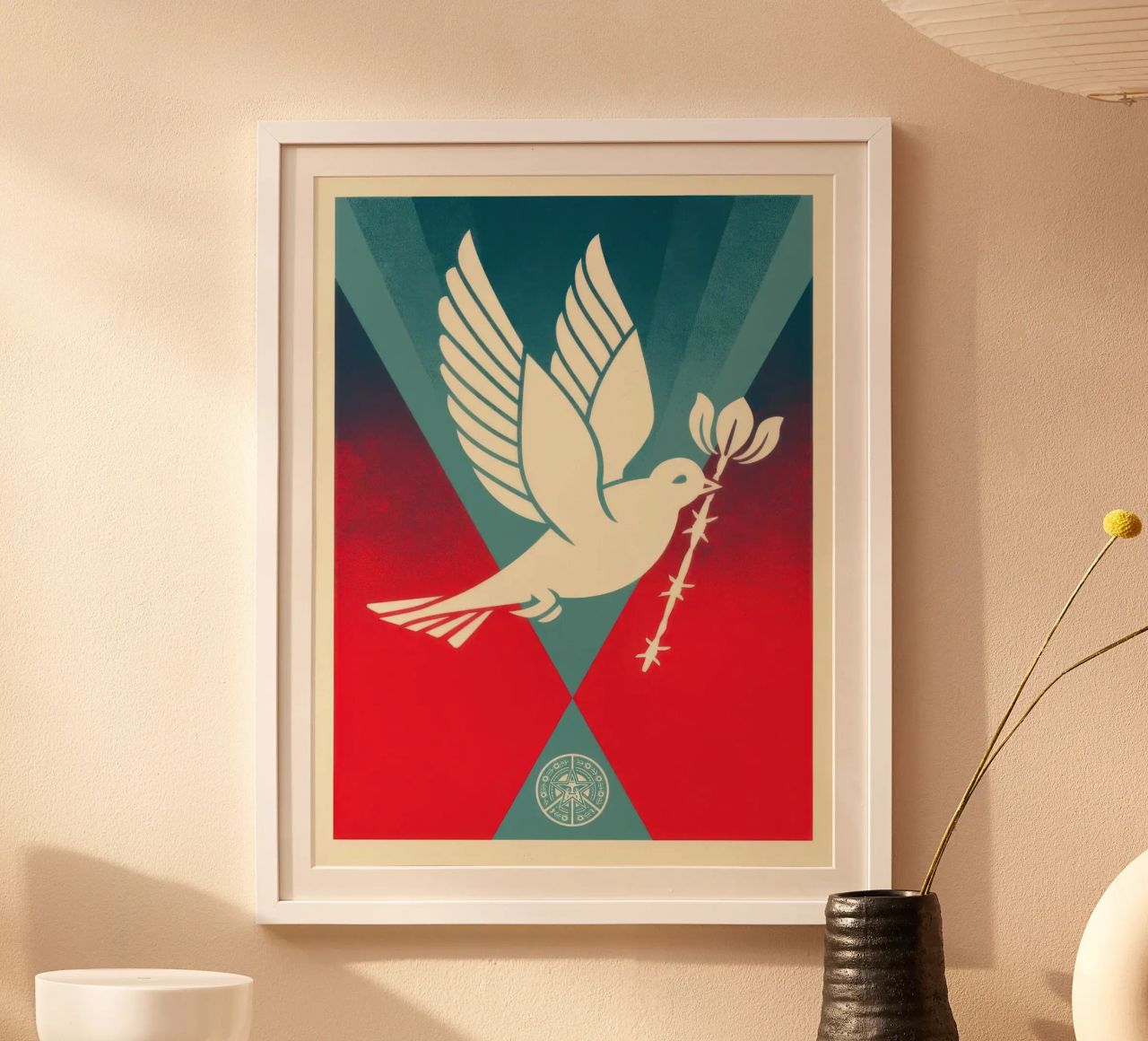 pigeon blanc poster de american poster
