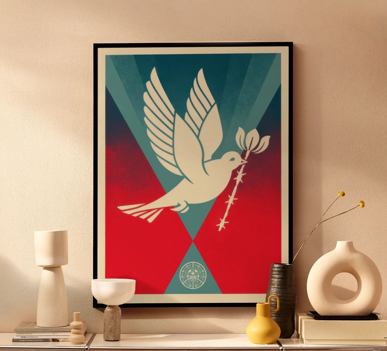 pigeon blanc poster de american poster