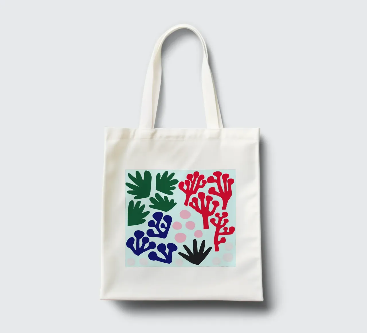 La Mer Pattern borsa in juta da Iris Knabenschuh Design