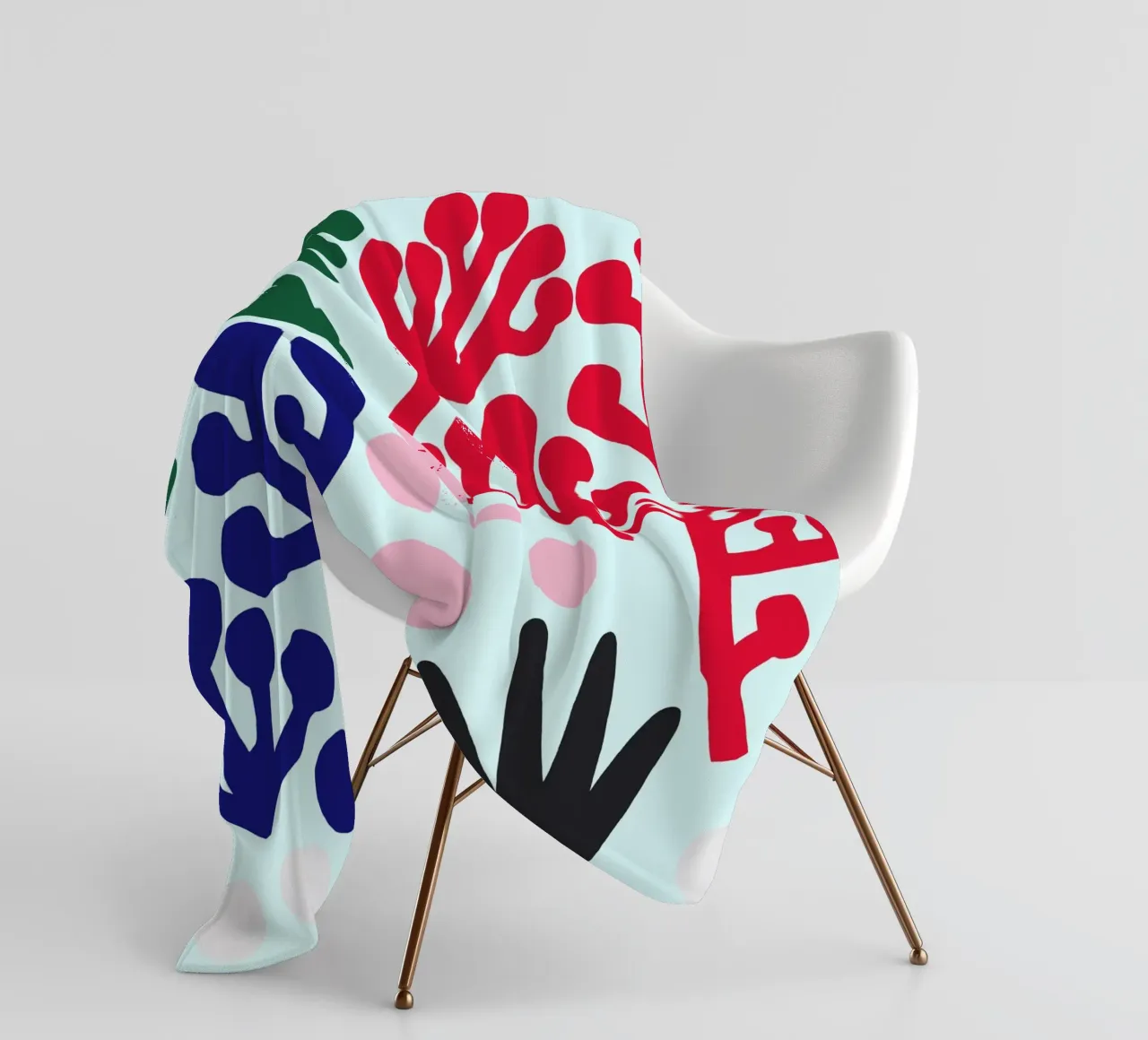 La Mer Pattern fleecedeken van Iris Knabenschuh Design