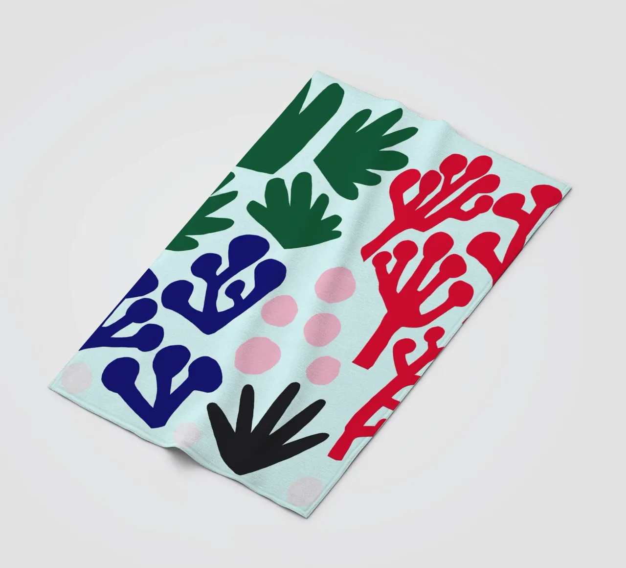 La Mer Pattern coperta in pile da Iris Knabenschuh Design