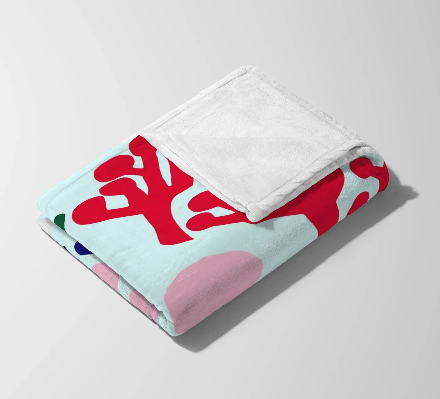 La Mer Pattern fleece blanket by Iris Knabenschuh Design