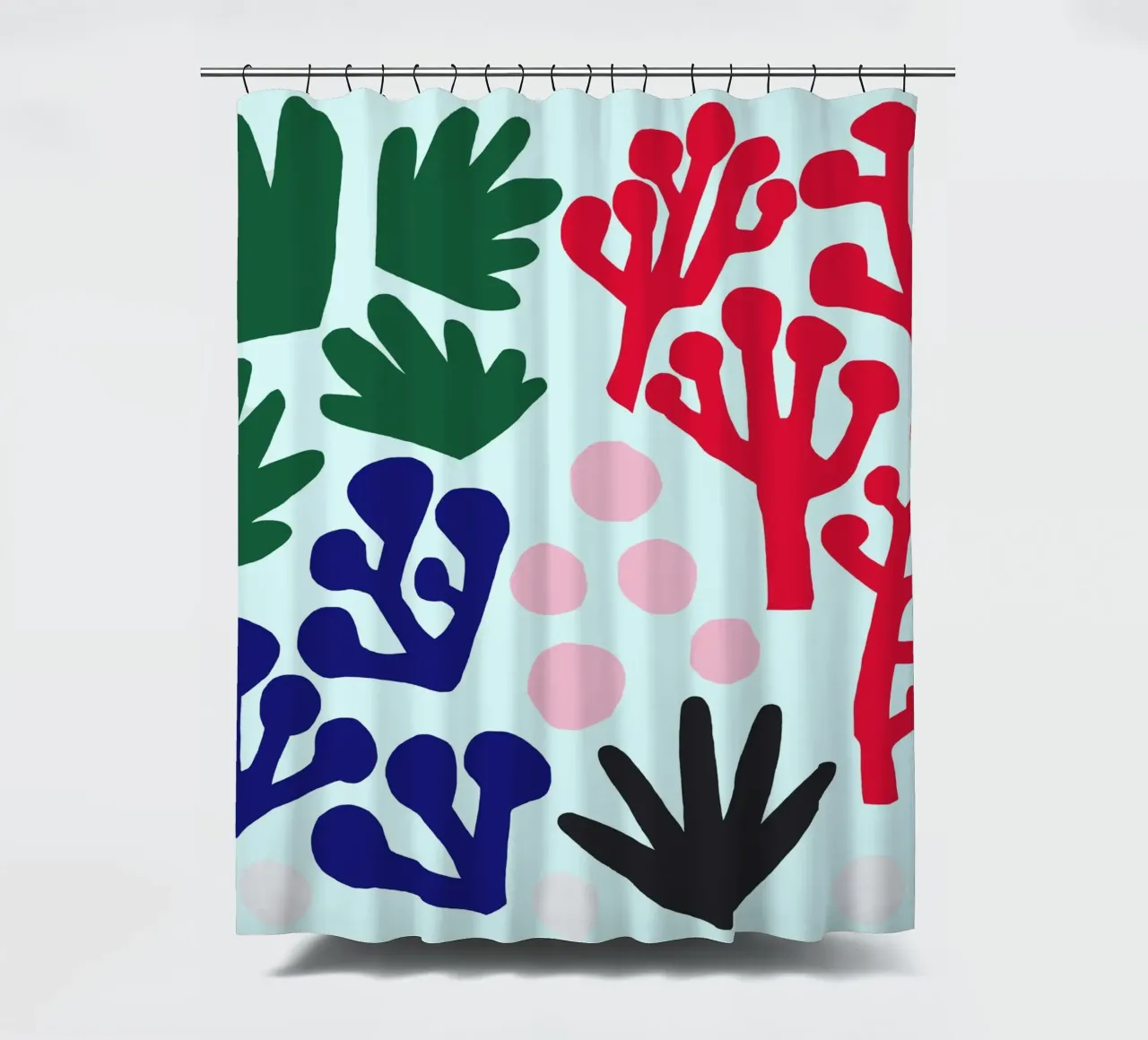 La Mer Pattern shower curtain by Iris Knabenschuh Design
