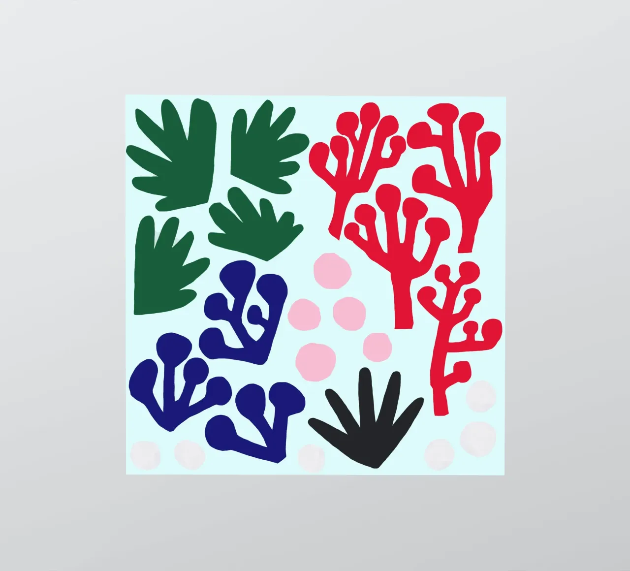 La Mer Pattern sticker by Iris Knabenschuh Design