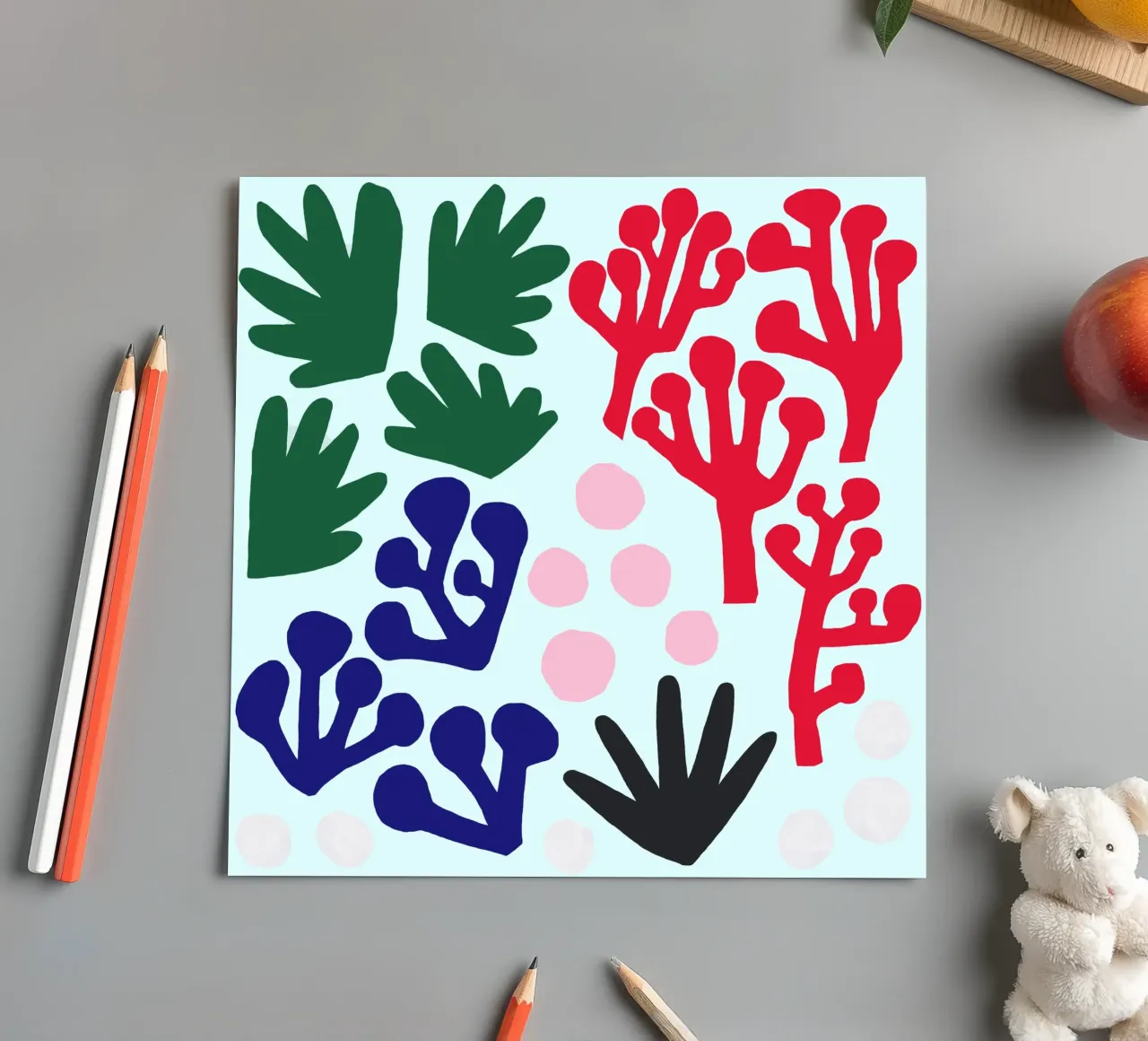 La Mer Pattern sticker sheet by Iris Knabenschuh Design