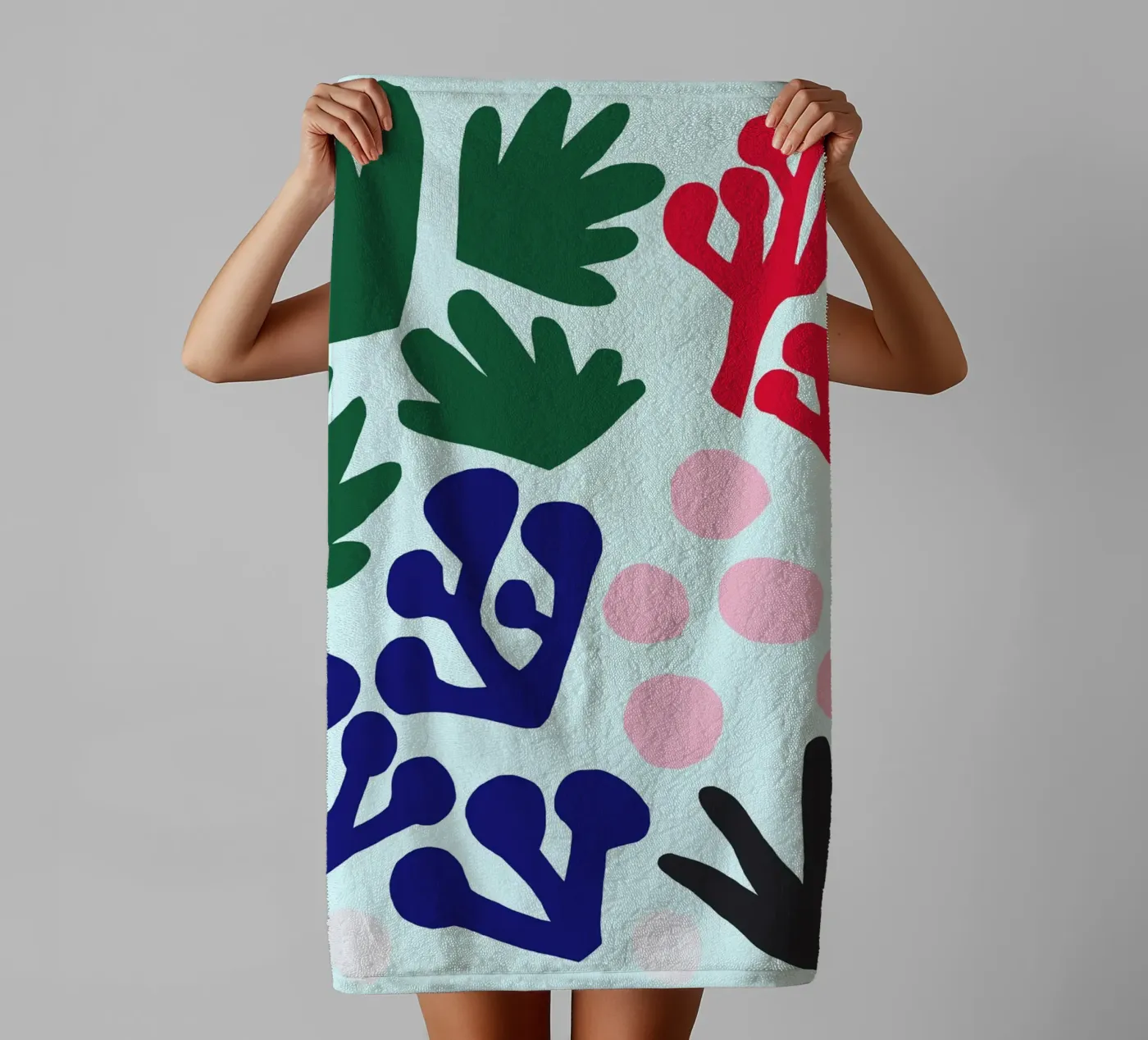 La Mer Pattern towel by Iris Knabenschuh Design