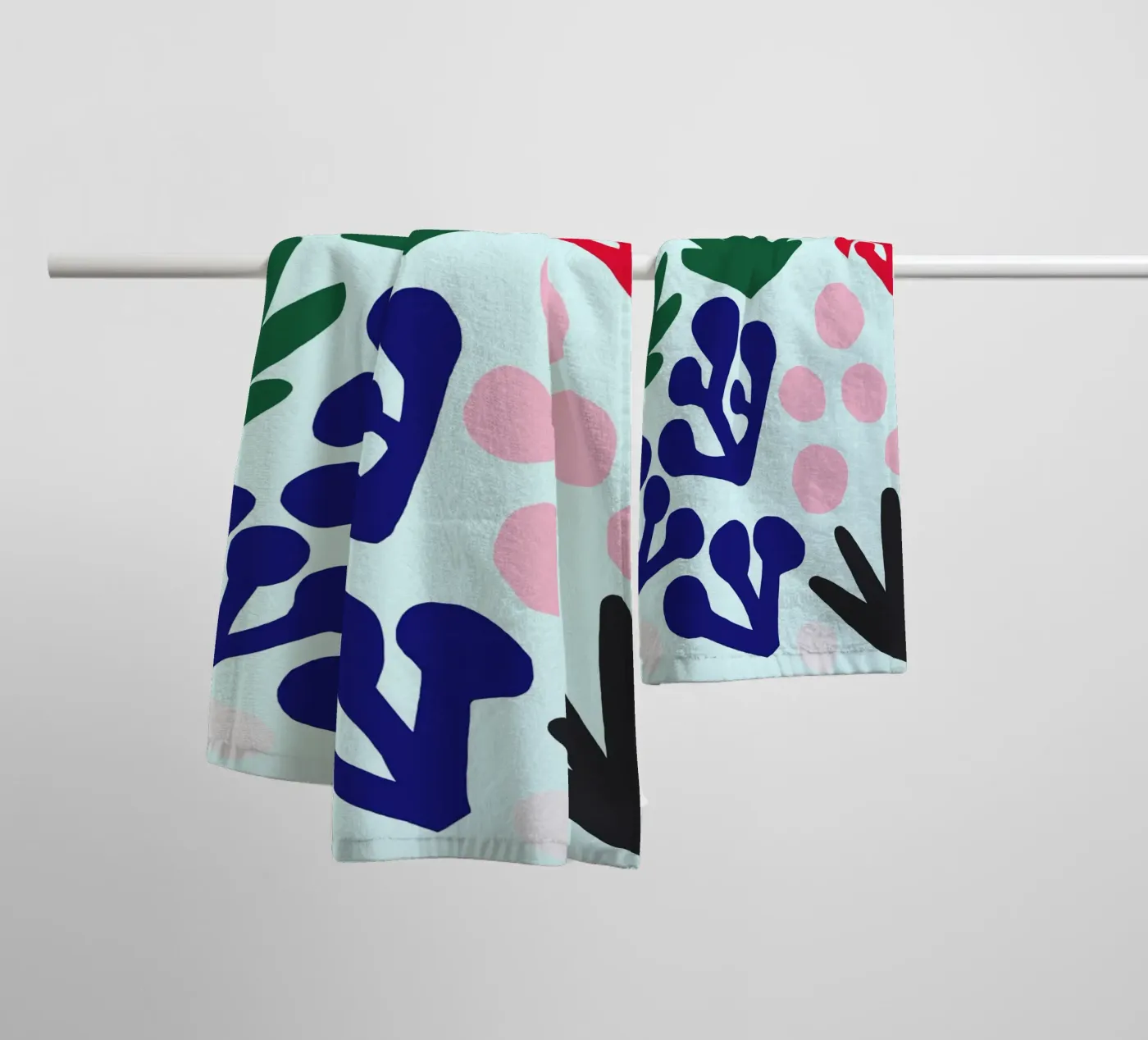 La Mer Pattern towel by Iris Knabenschuh Design