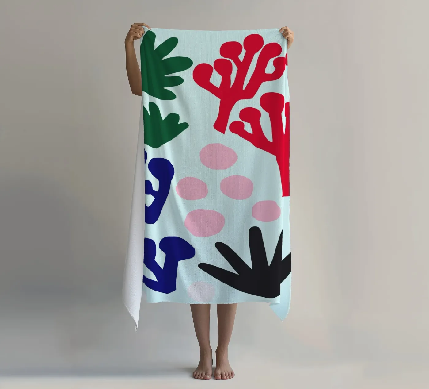 La Mer Pattern strandhanddoek van Iris Knabenschuh Design