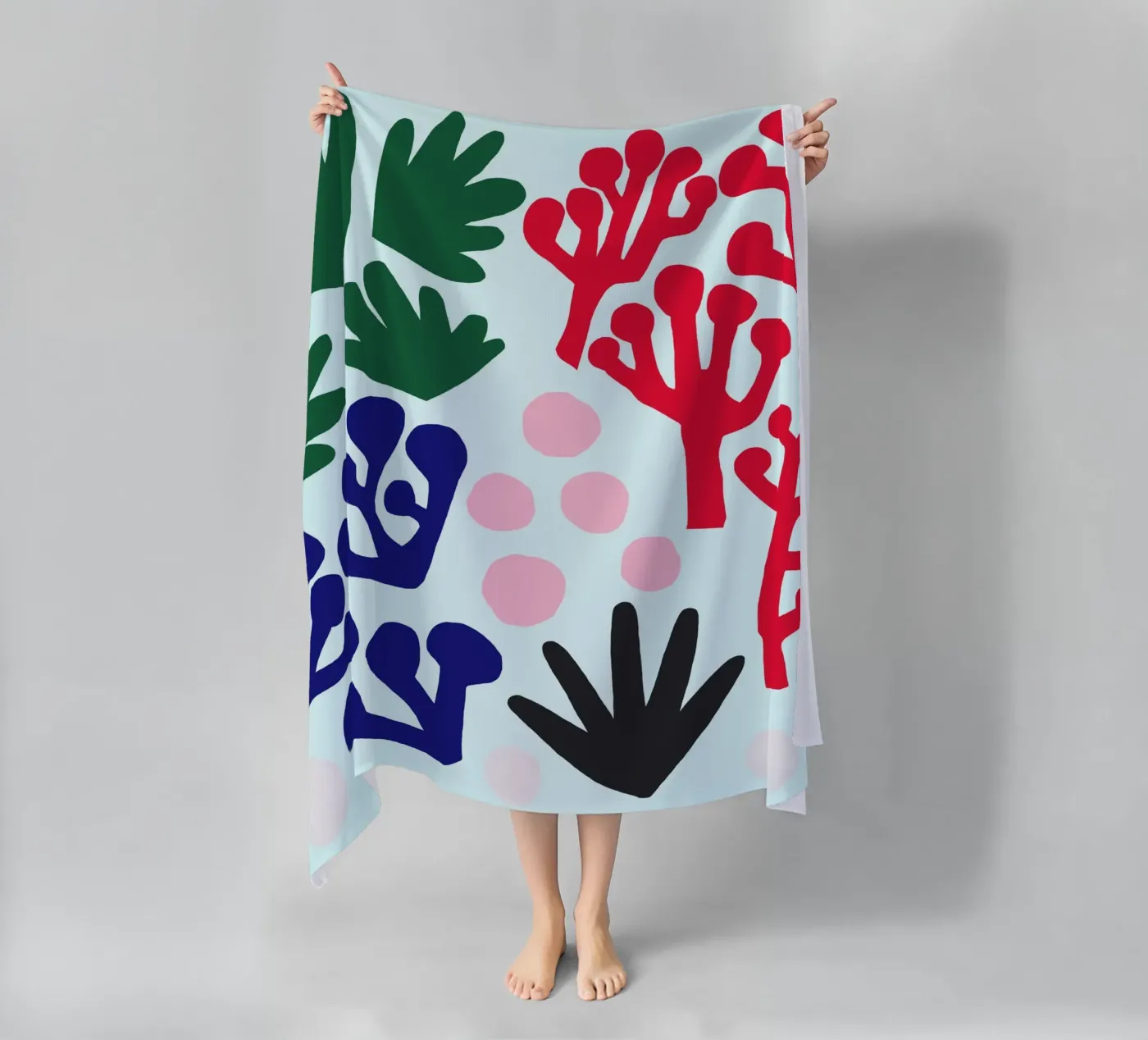 La Mer Pattern strandhanddoek van Iris Knabenschuh Design