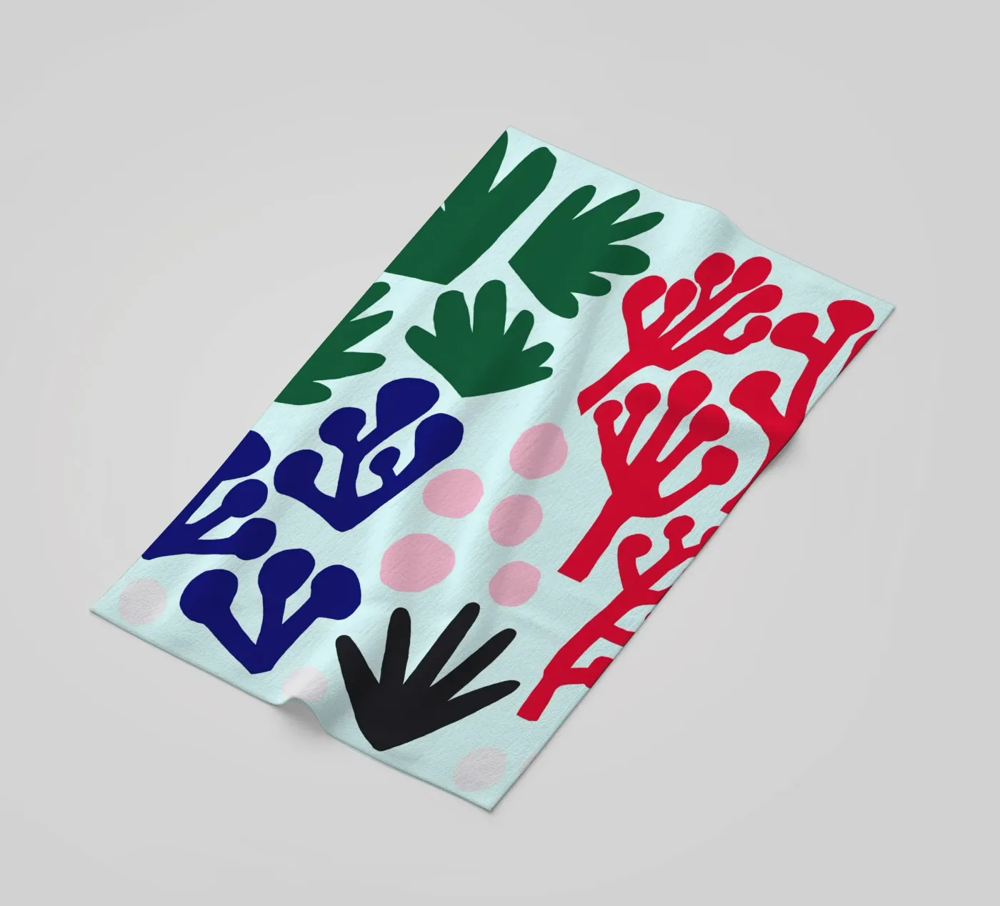 La Mer Pattern strandhanddoek van Iris Knabenschuh Design