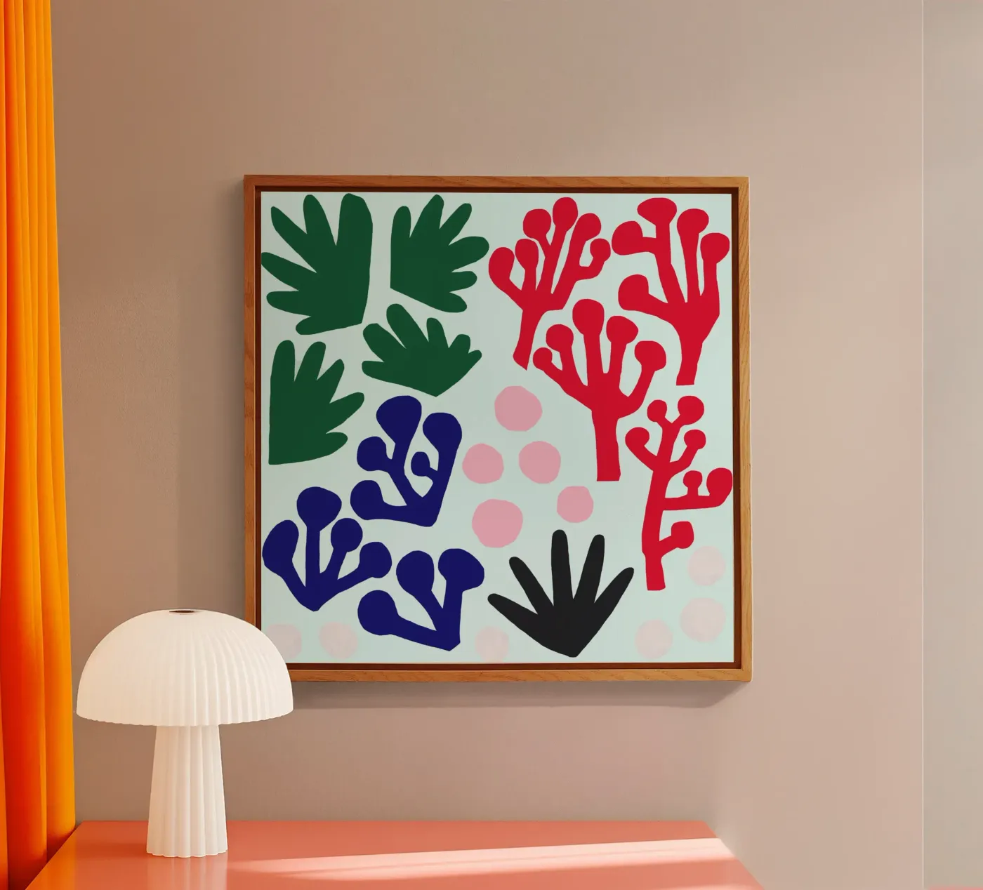 La Mer Pattern acryl van Iris Knabenschuh Design