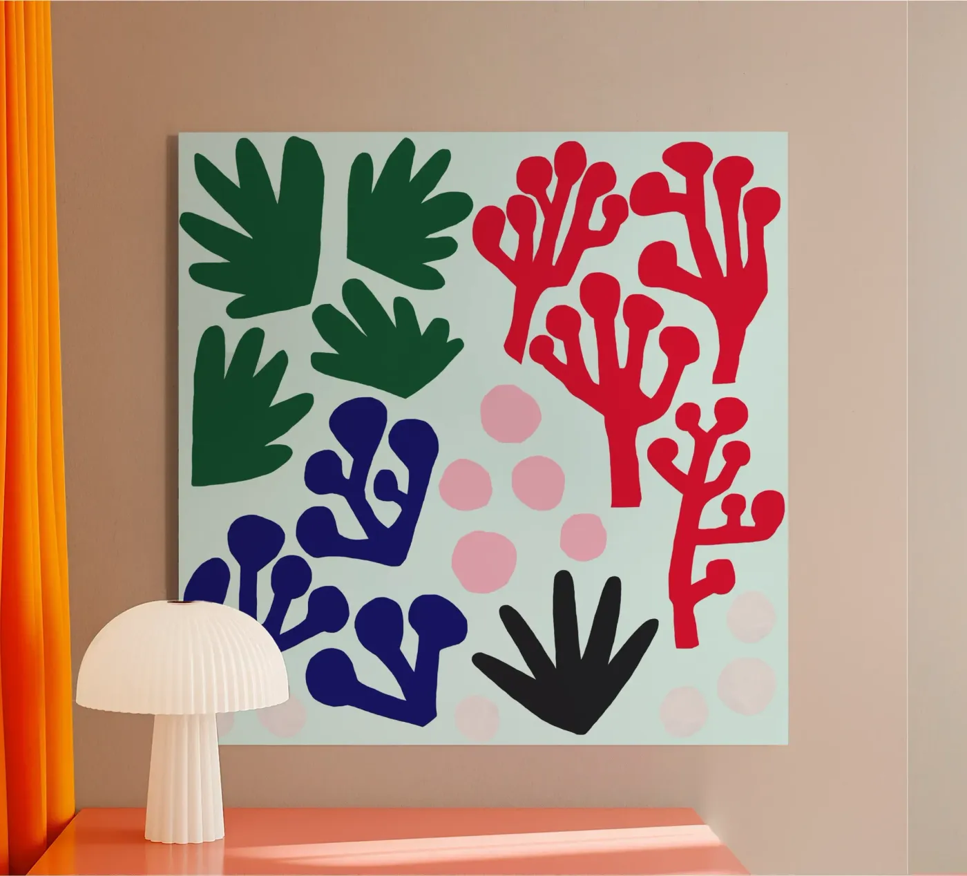 La Mer Pattern acryl van Iris Knabenschuh Design