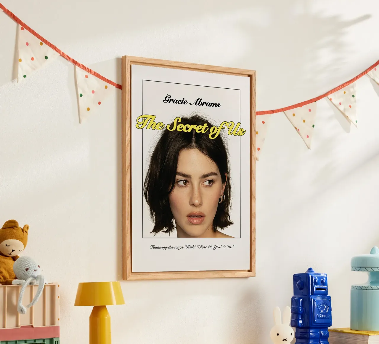 The Secret of Us – Gracie Abrams plexiglass da Attaboy Dsgn