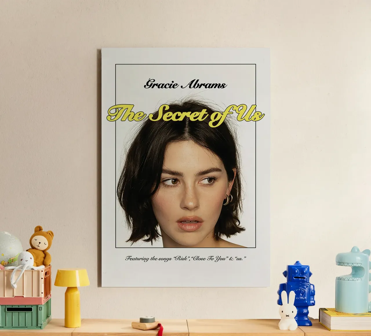 The Secret of Us – Gracie Abrams alluminio dibond da Attaboy Dsgn