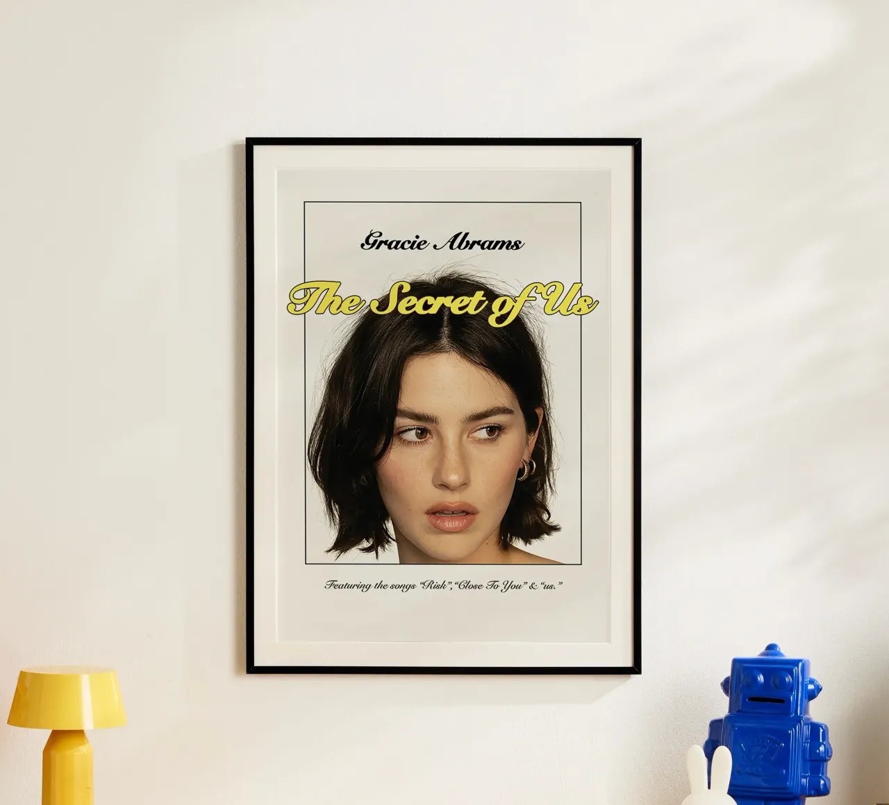 The Secret of Us – Gracie Abrams poster da Attaboy Dsgn