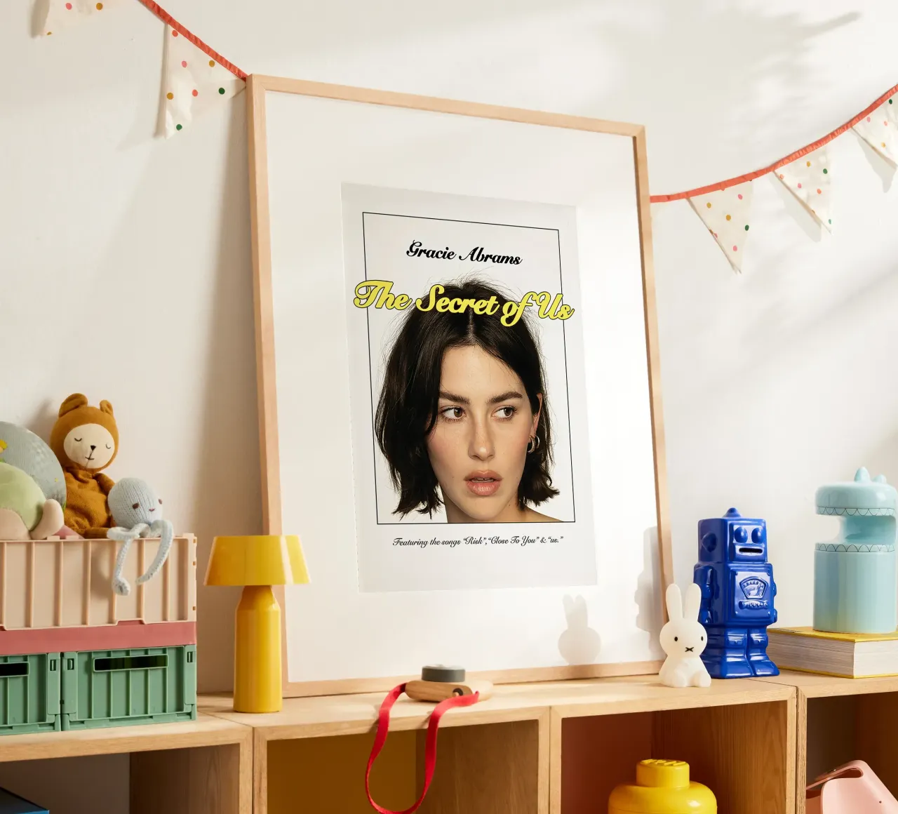 The Secret of Us – Gracie Abrams poster da Attaboy Dsgn